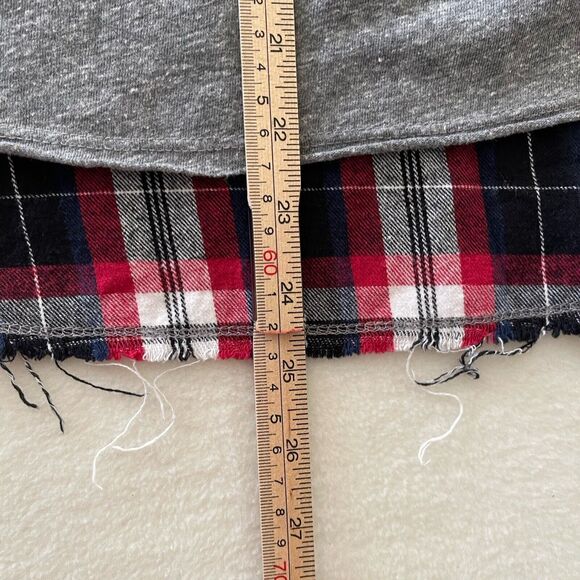 AC/DC Scrapbook Long Sleeve Plaid T Shirt Size M/L See Measurements - Picture 3 of 8